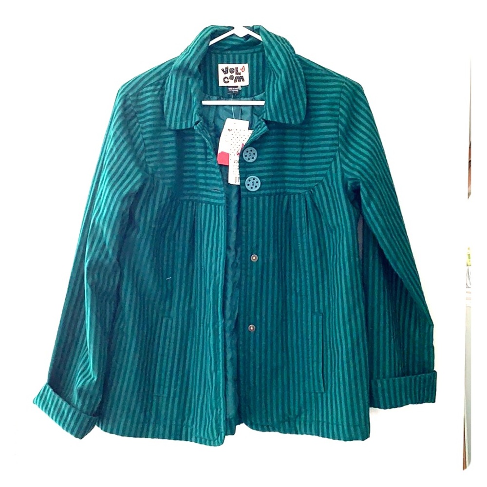 NWT Volcom button jacket